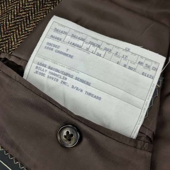 Ermenegildo Zegna Cashmere Suit Size 44 Blazer 54 - Picture 6 of 8